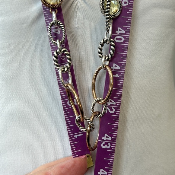 Premier Design silver & gold glass beads adjustable long 2025 trend lightweight - Picture 5 of 7